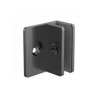 Shower F Bracket 10mm Glass