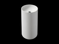 Noor Stone Freestanding Basin with Cut Out