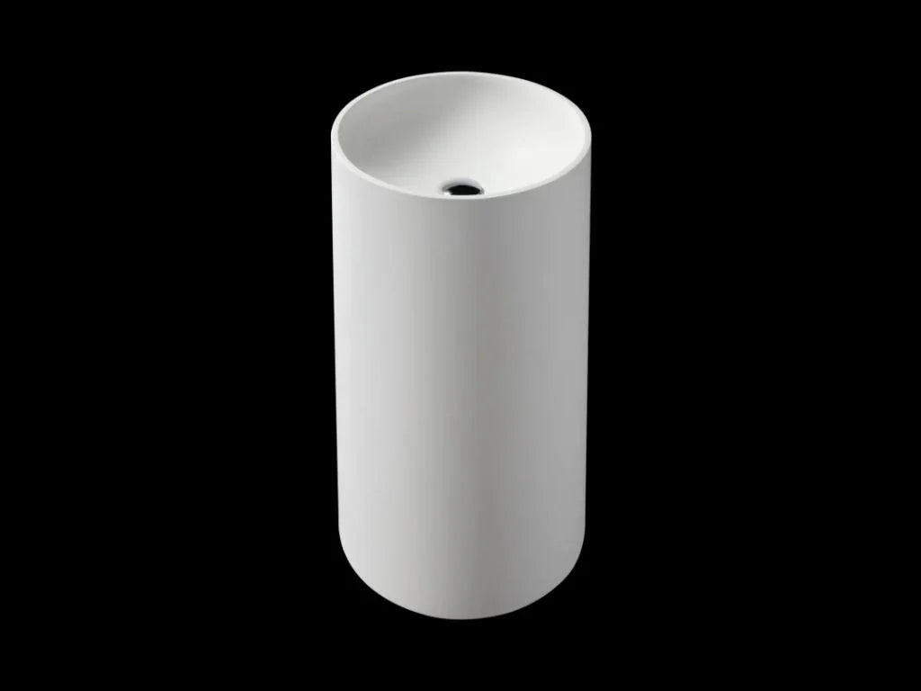 Noor Stone Freestanding Basin with Cut Out