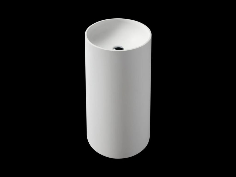 Noor Stone Freestanding Basin with Cut Out