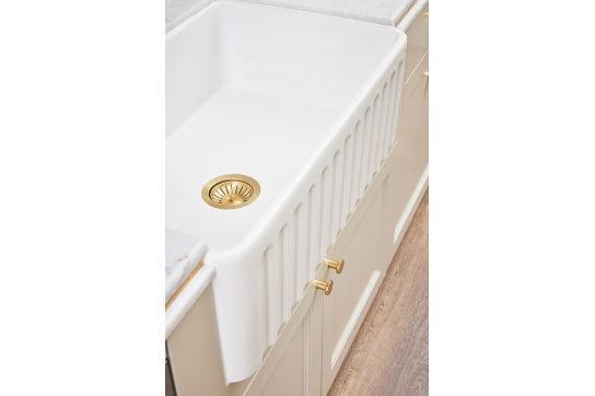 Novi 75 X 46 Fine Fireclay Gloss White Butler Sink