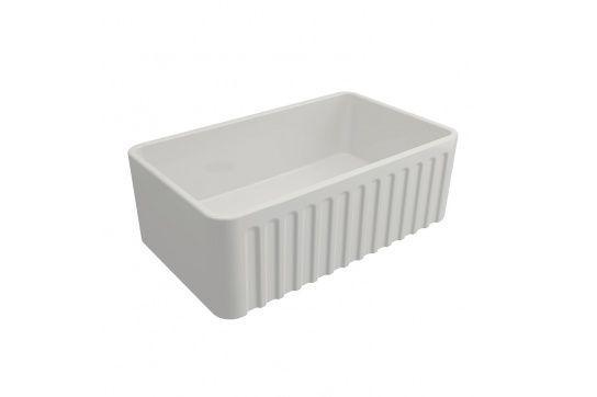 Novi 75 X 46 Fine Fireclay Gloss White Butler Sink