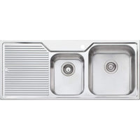 Nu-Petite 1 & 3/4 Bowl Topmount Sink With Drainer