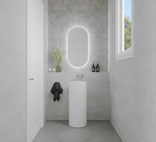 O Series Bespoke LED Mirror with Demister