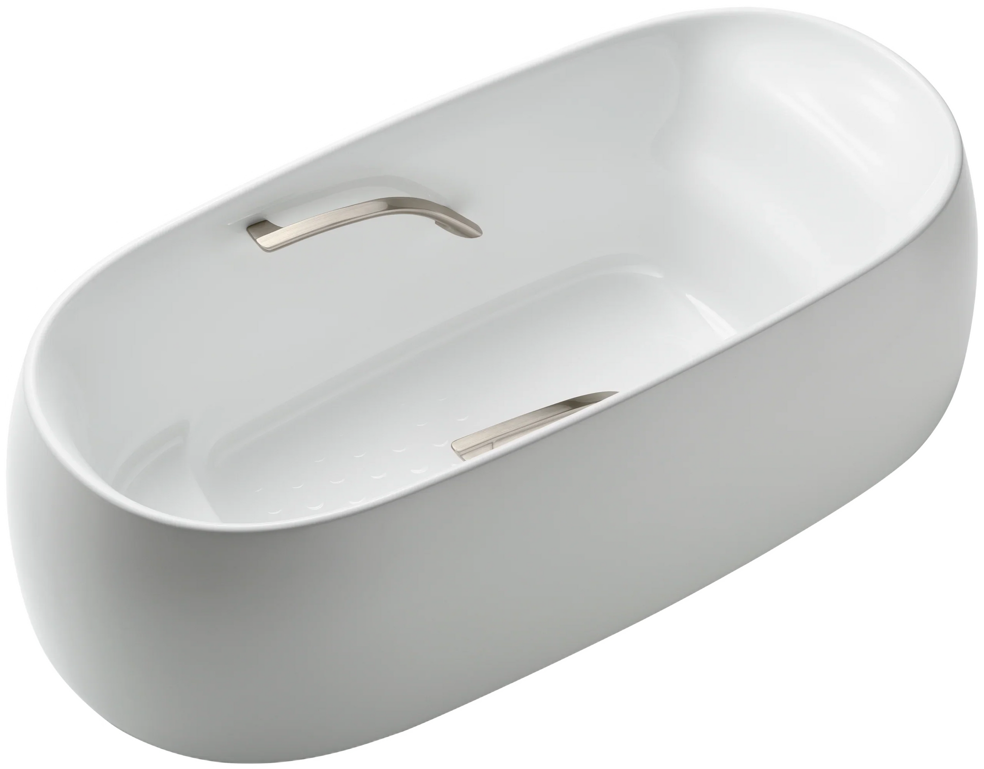 Reinforced Marble Oval Freestanding Bathtub