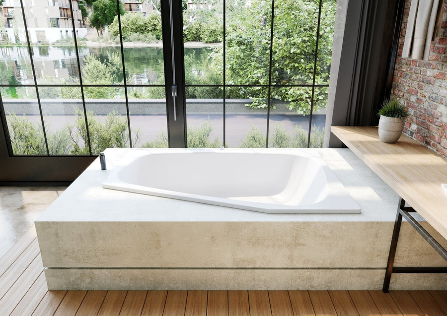 Plaza Duo Left Built in Bathtub