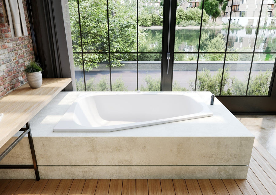 Plaza Duo Right Built in Bathtub