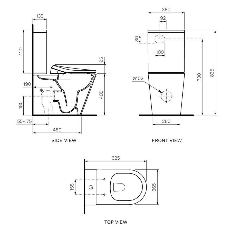 Serena Smart Toilet Suite