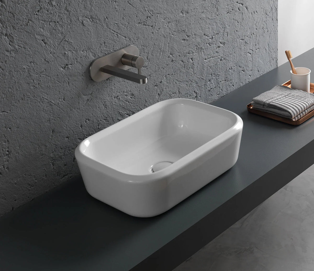 Pencil Rectangle Above Counter Basin