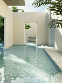 Aquarelle Pigment Mosaic Pool Tile