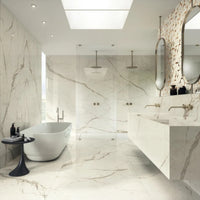Marvel Shine Marble Look TIle - Calacatta Prestigio