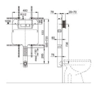 AXENT Consealed Cistern without Frame