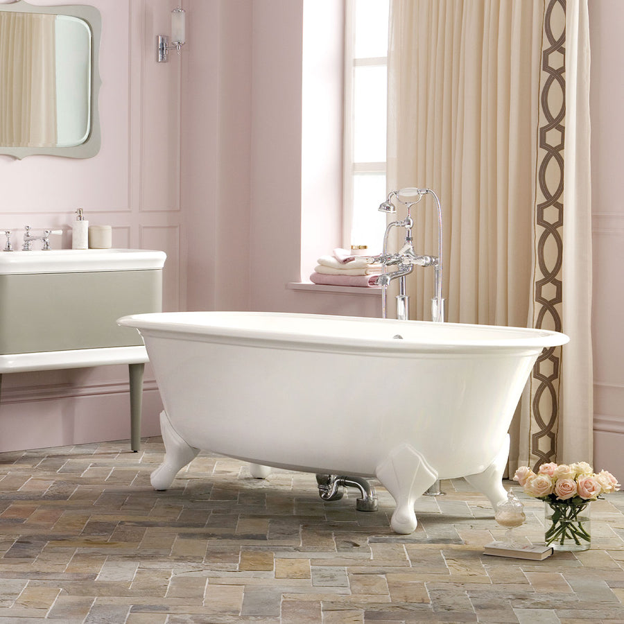 Radford Bath QUARRYCAST™ White Feet