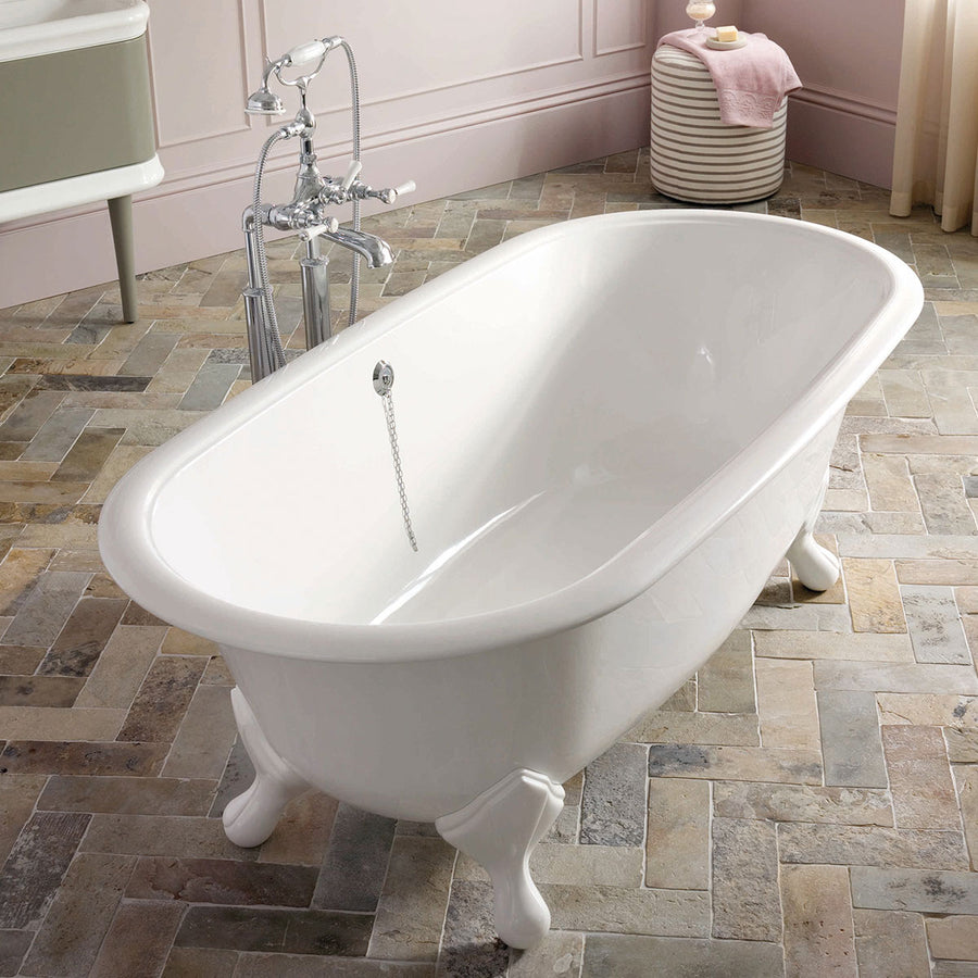 Radford Bath QUARRYCAST™ White Feet
