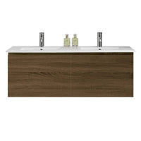 Rocki II 1200 Wall Vanity Double Bowl