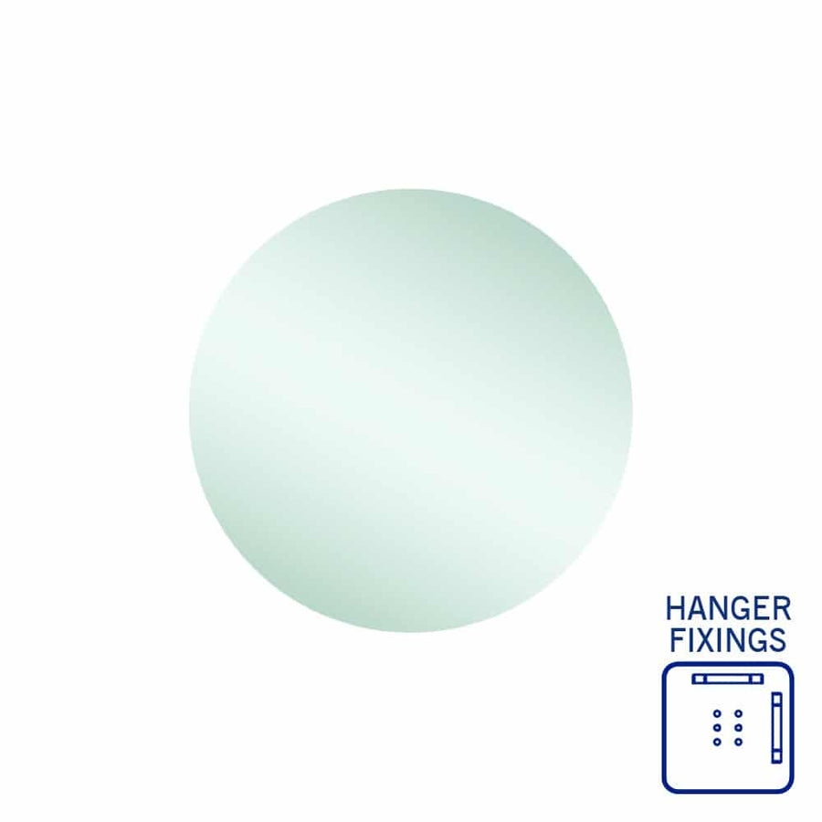 Rio Polished Edge Round Mirror