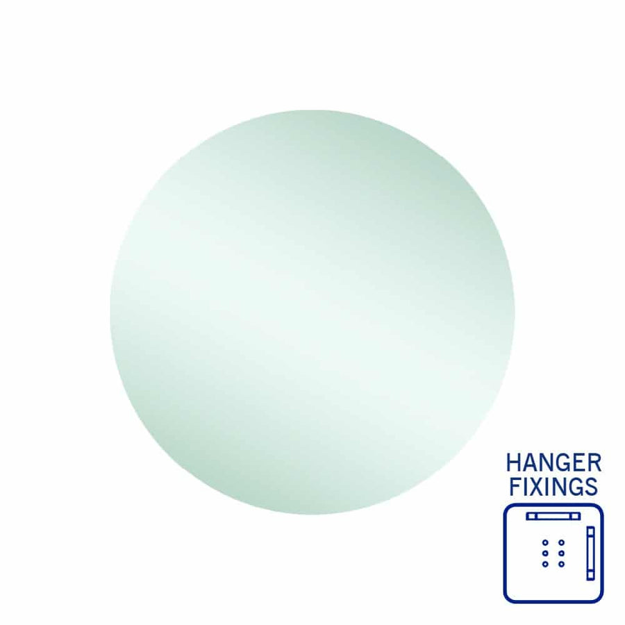 Rio Polished Edge Round Mirror