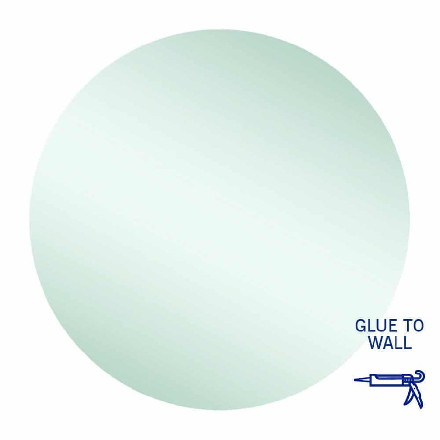 Rio Polished Edge Round Mirror