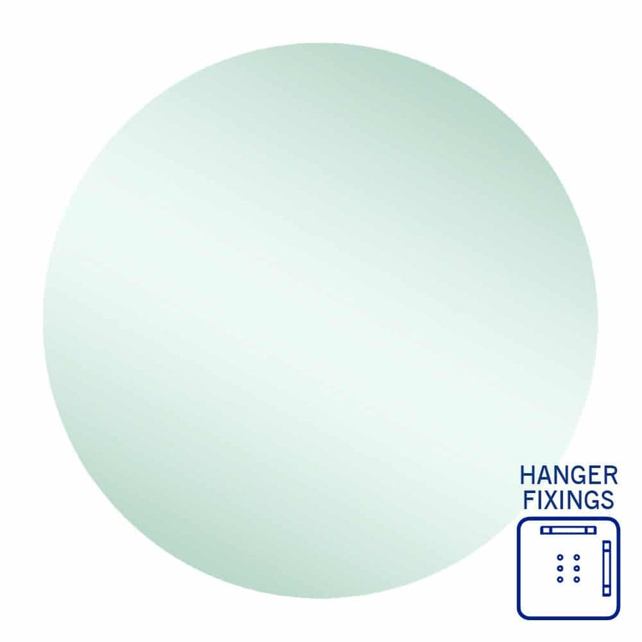 Rio Polished Edge Round Mirror