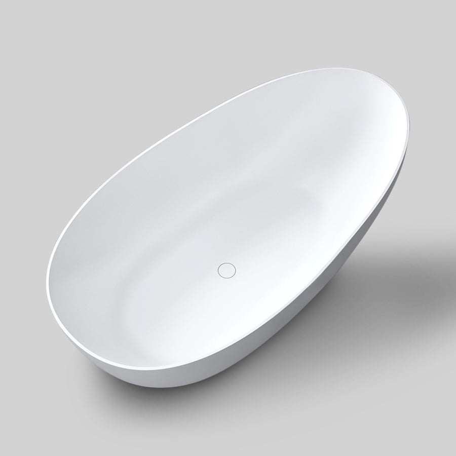 Zoey 1500 Freestanding Egg-Shaped Stone Bath