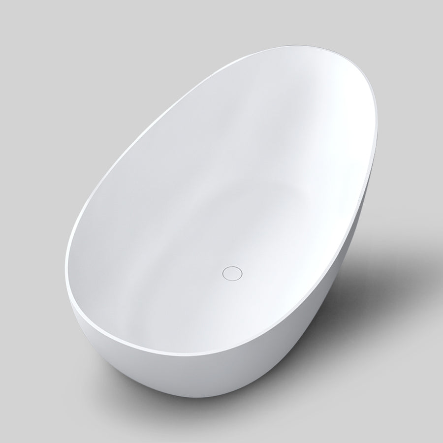 Zoey 1500 Freestanding Egg-Shaped Stone Bath