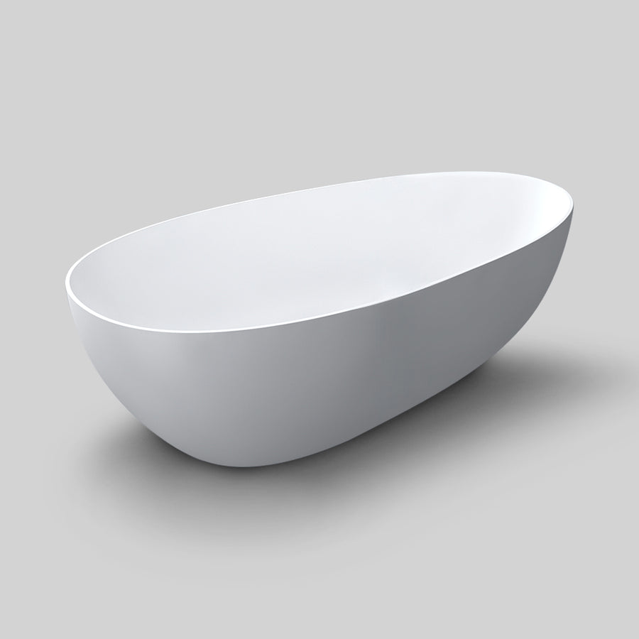 Zoey 1500 Freestanding Egg-Shaped Stone Bath