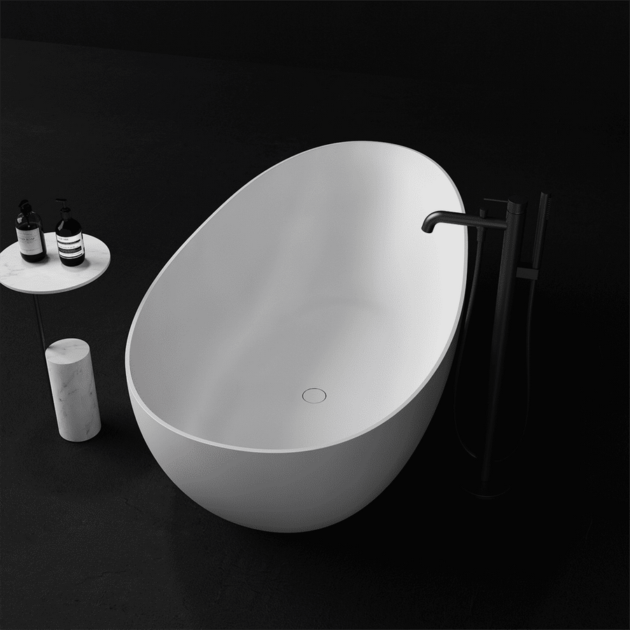 Zoey 1500 Freestanding Egg-Shaped Stone Bath