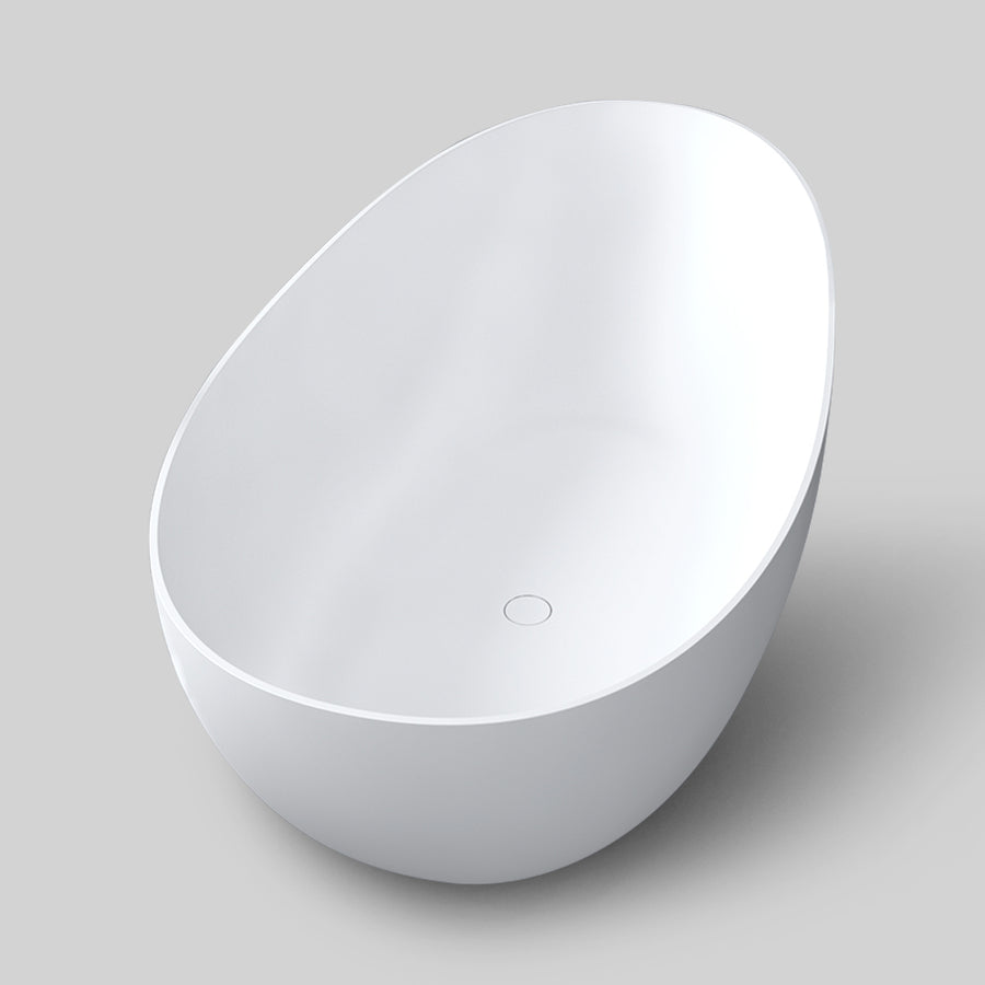 Zoey 1500 Freestanding Egg-Shaped Stone Bath