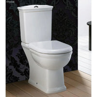 Rak Washington White Close-Coupled Toilet Suite, S-Trap 240