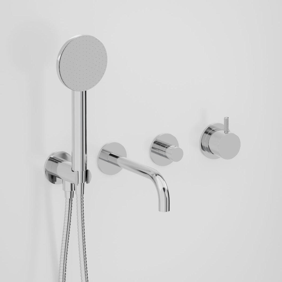 Icon Axial Wall Set Round Hand Shower & Diverter