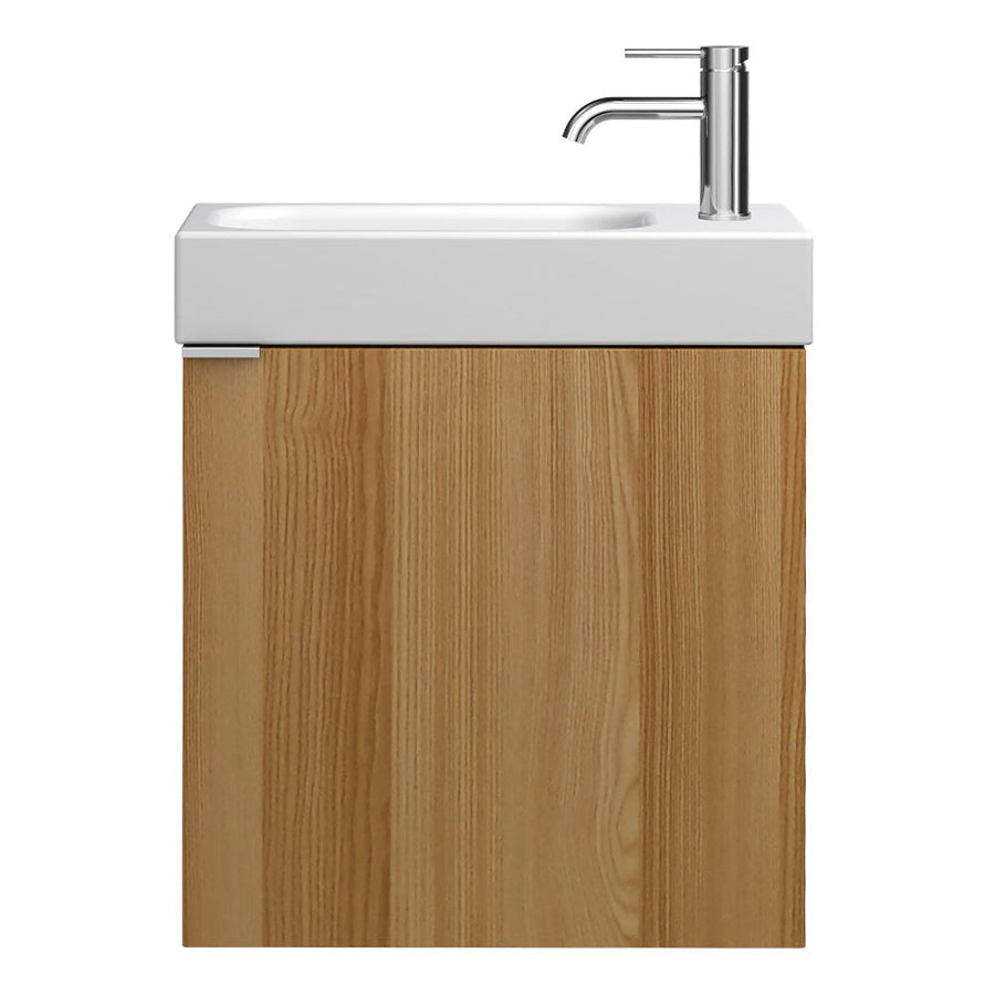 Smart 400 Wall Cabinet with Ceramic Basin 1 Tap Hole