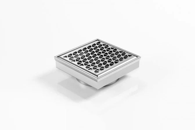 Square Floor waste with Marc Newson design grate