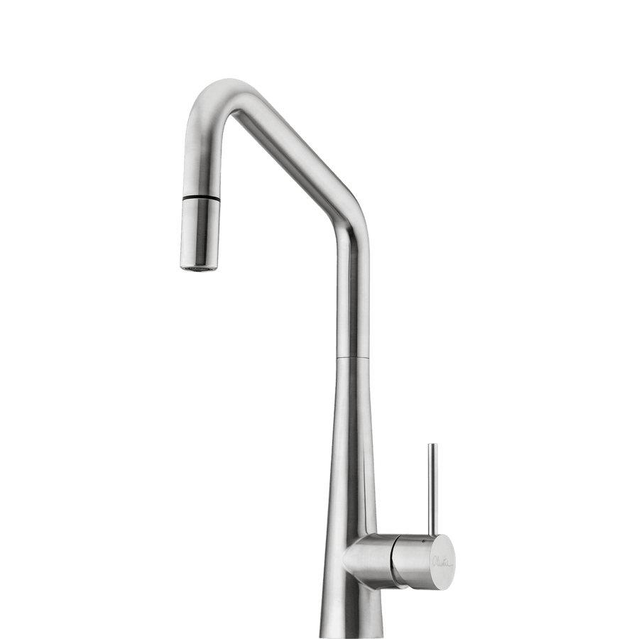 Essente Stainless Steel Square Goose Neck Pull Out Mixer