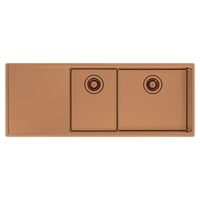 Boutique Lugano One & One Quarter Drainer Right Hand Bowl Sink