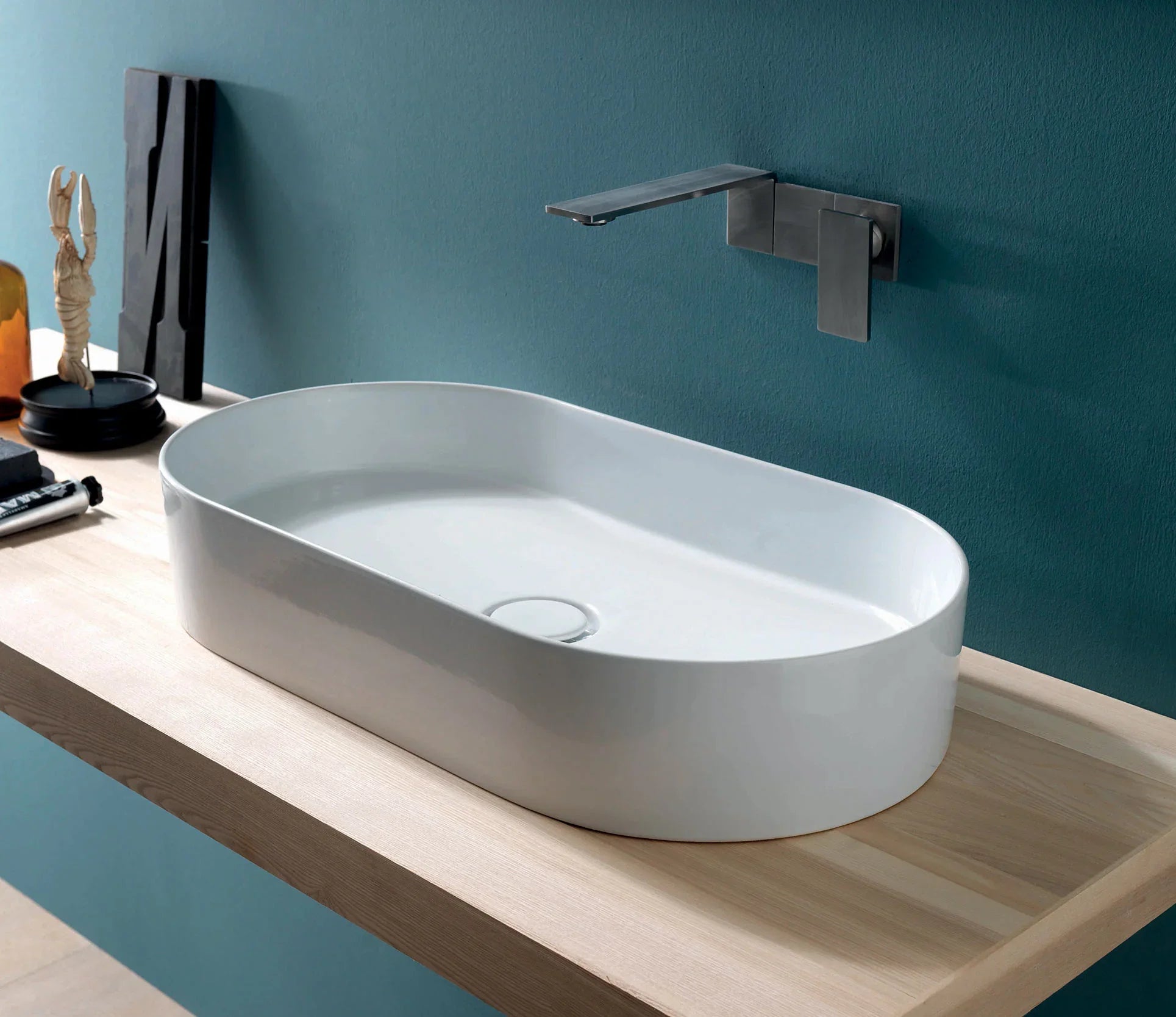 Shard X Oval Above Counter Basin
