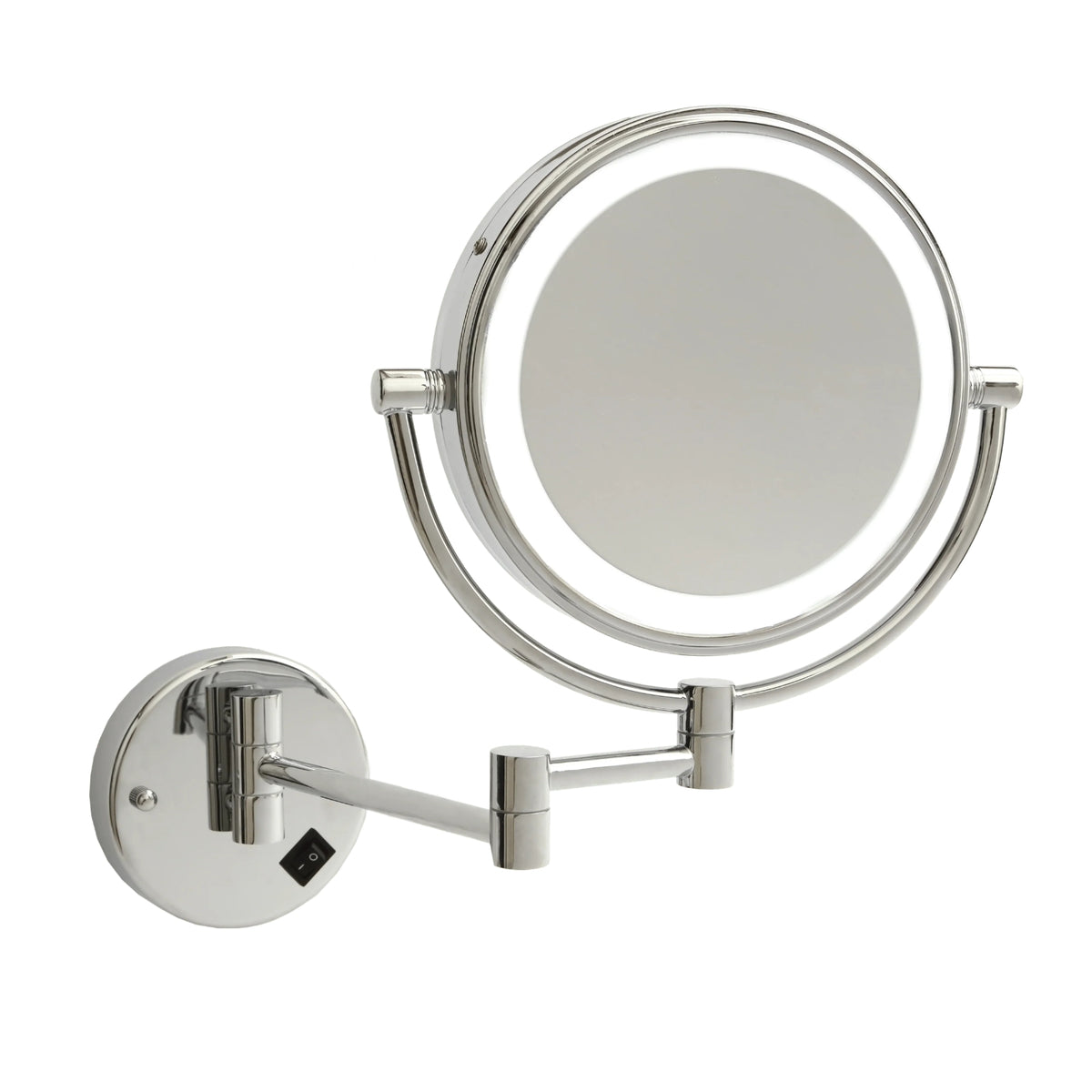 1 & 5x Magnification LED Shaving Mirror with Concealed Wiring