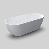 Sylvia 1700 Freestanding Stone Bath Matte White