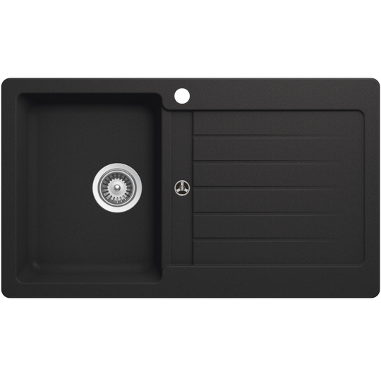 Typos Single Bowl with Drainer Bowl Sink