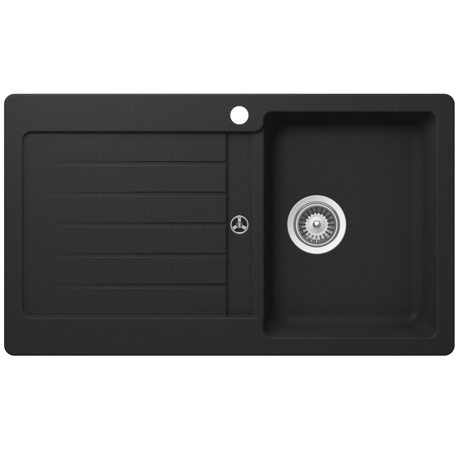 Typos Single Bowl with Drainer Bowl Sink