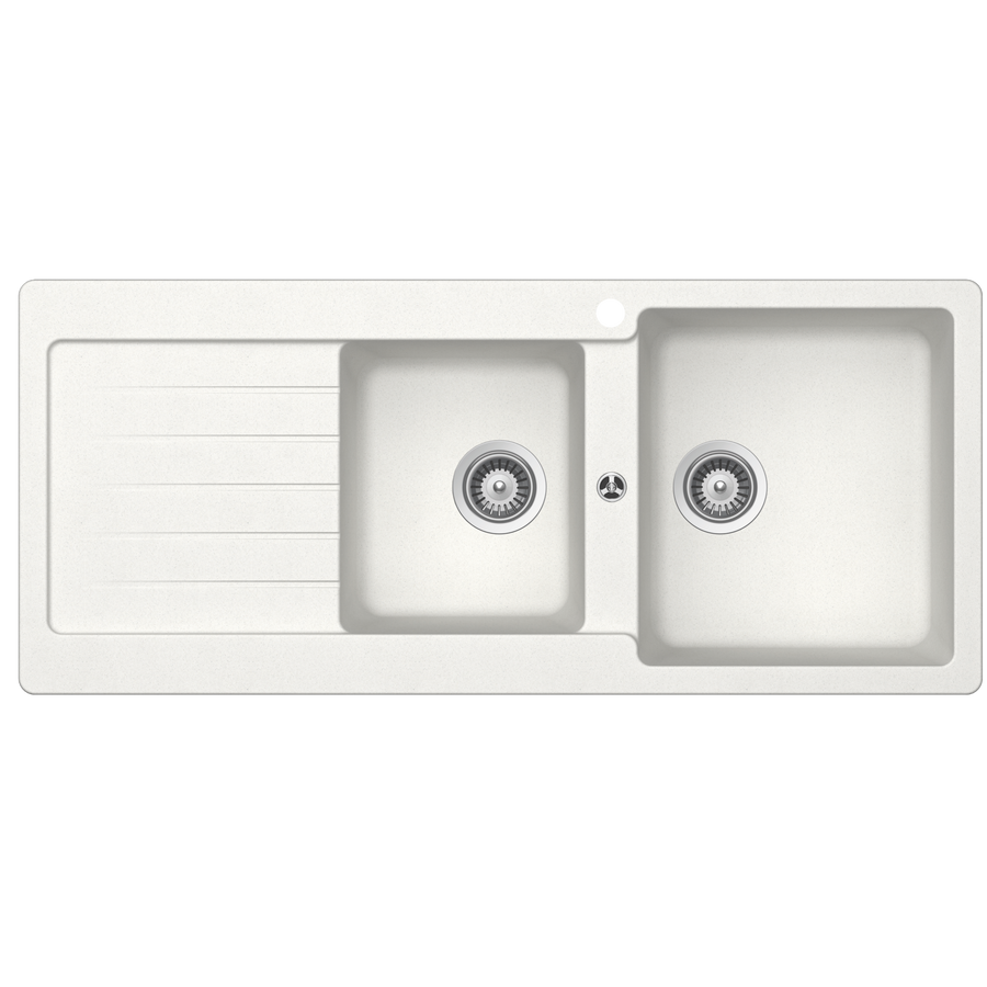 Typos 1 & 3/4 Bowl Onyx Bowl & Drainer