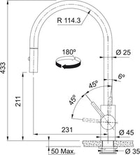 TA9601 Eos Neo Pull-out Tap Mixer