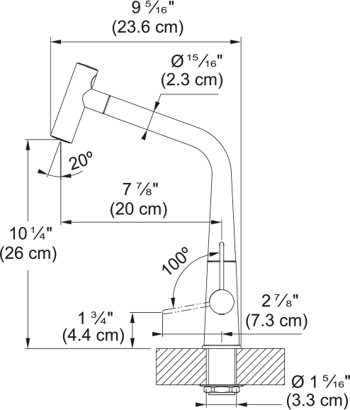 TA6861 Icon Pull-Out Tap