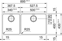 Mythos 1 & 1/2 Bowl Kitchen Sink
