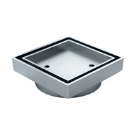 Chrome / 100x100x20mm | 88mm Outlet
