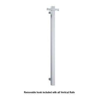 Square Vertical Bar with Optional Hook