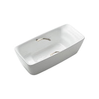 Toto Galalato Reinforced Marble Rectangular Freestanding Bathtub