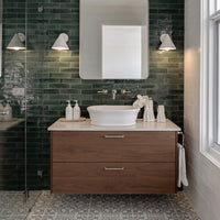 Turner Hastings Cambridge 54 × 39 TitanCast Solid Surface Above-Counter Basin – Satin Silk White