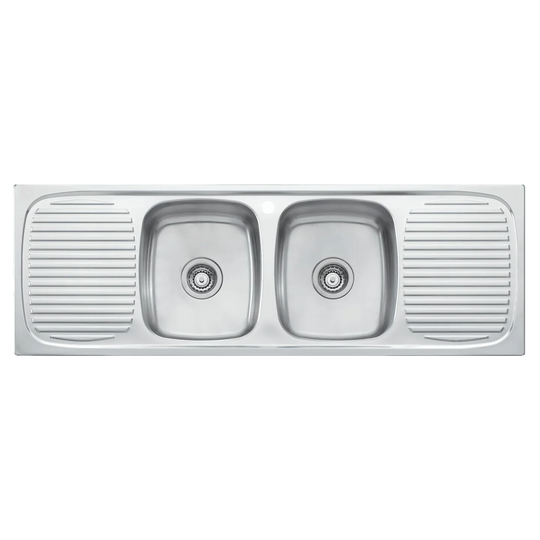 Ultraform Double Bowl Sink With Double Drainer