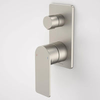 Urbane II Bath / Shower Mixer With Diverter - Rectangular Cover Plate