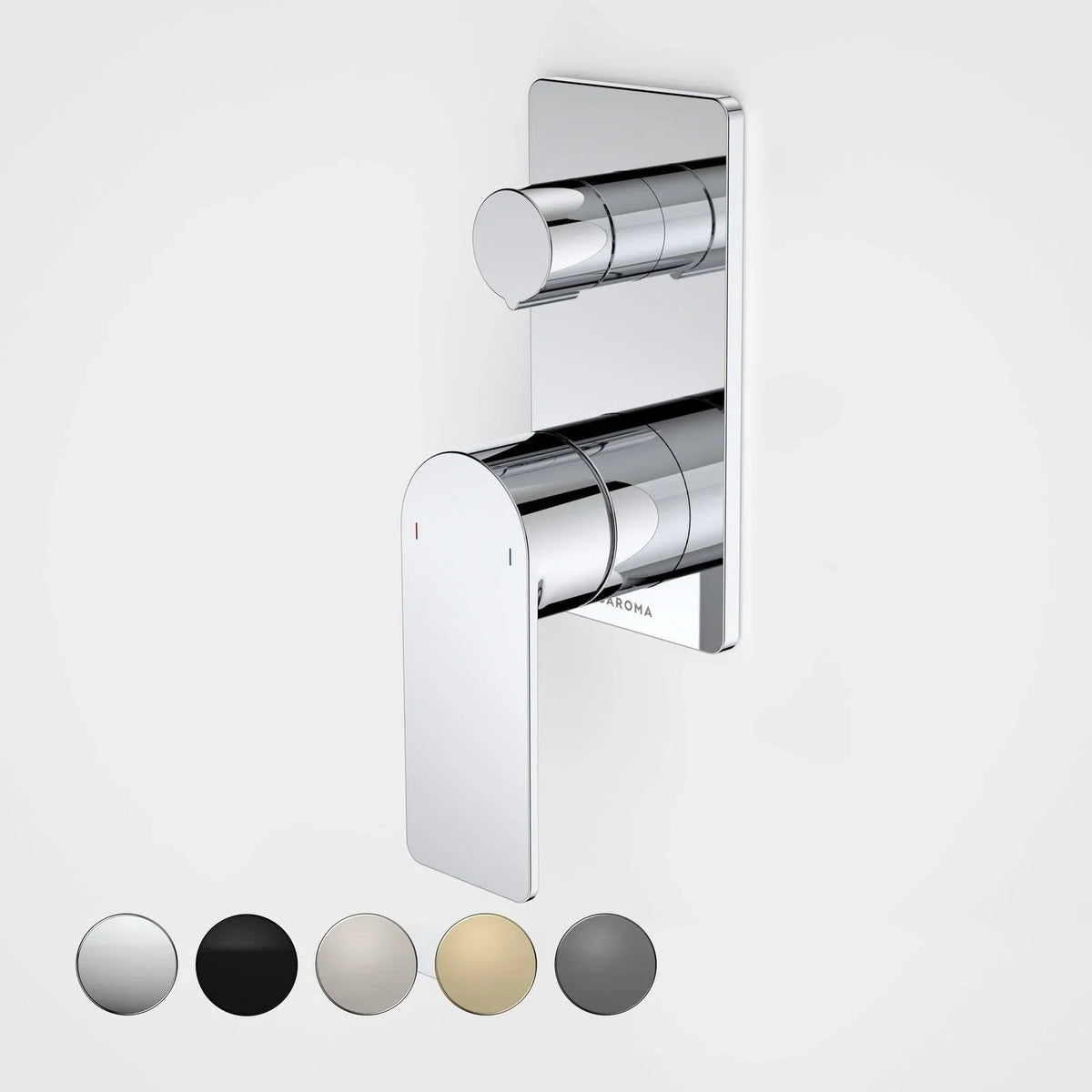 Urbane II Bath / Shower Mixer With Diverter - Rectangular Cover Plate